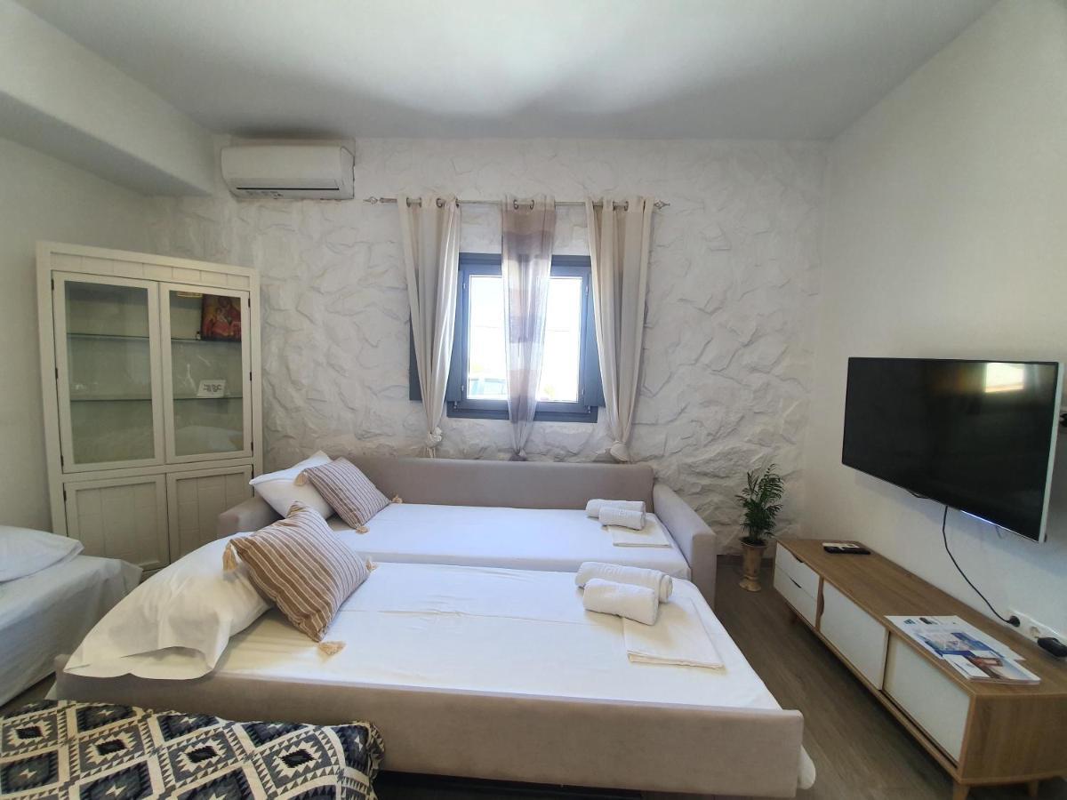 Cycladic Home On The Hill With Beautiful Views!! Agkidia Exterior foto
